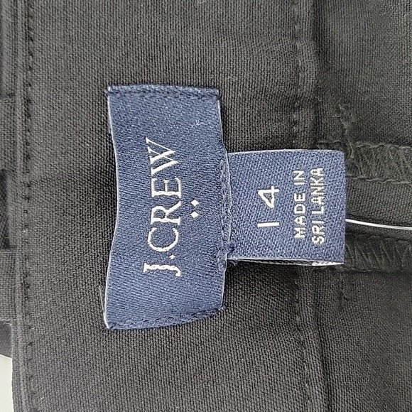 J Crew Factory Pleated trouser in Black size 14 NWT BT009 - Picture 6 of 10